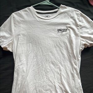 Hollister White Short Sleeve Tee Casual Essential
